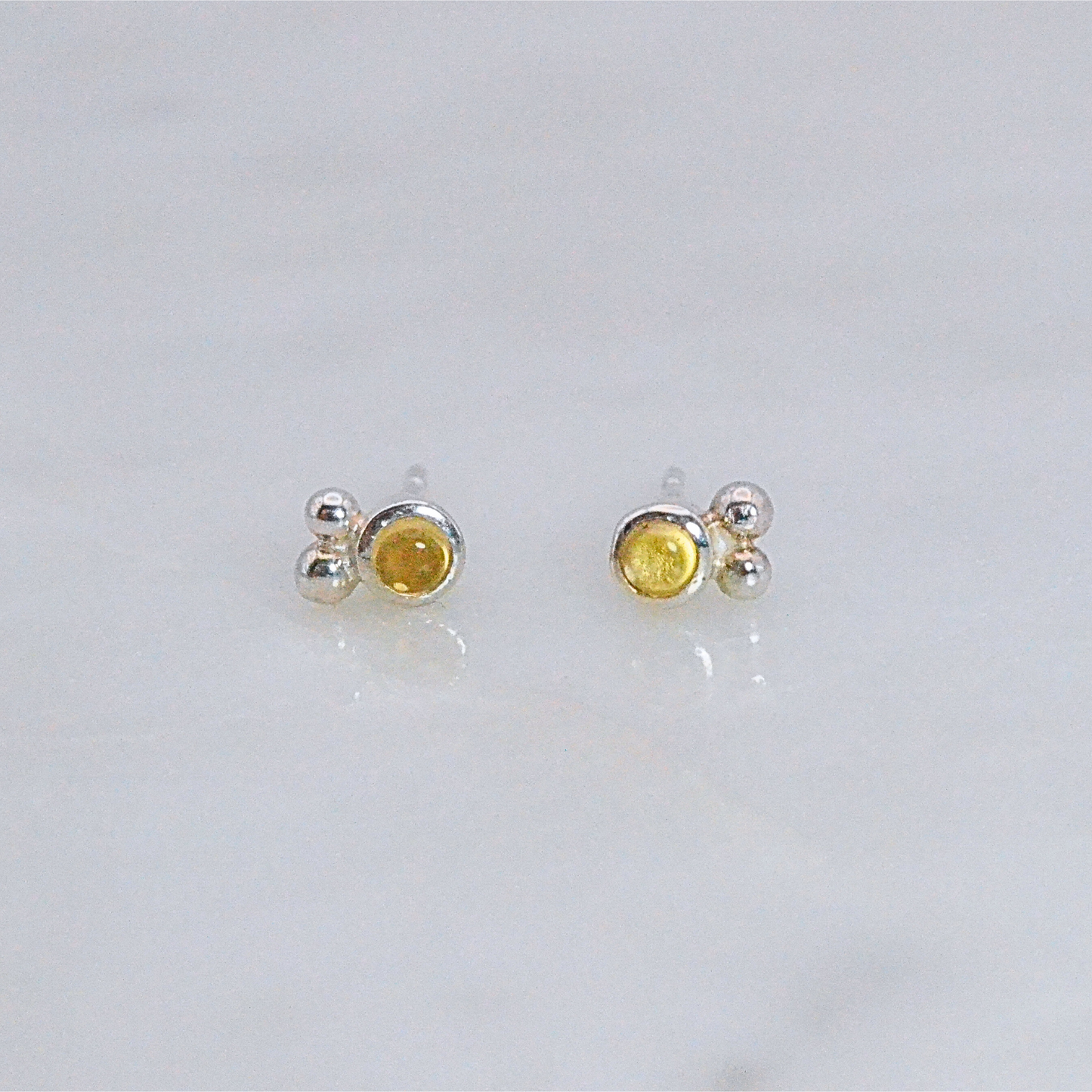 Citrine Stud Earrings