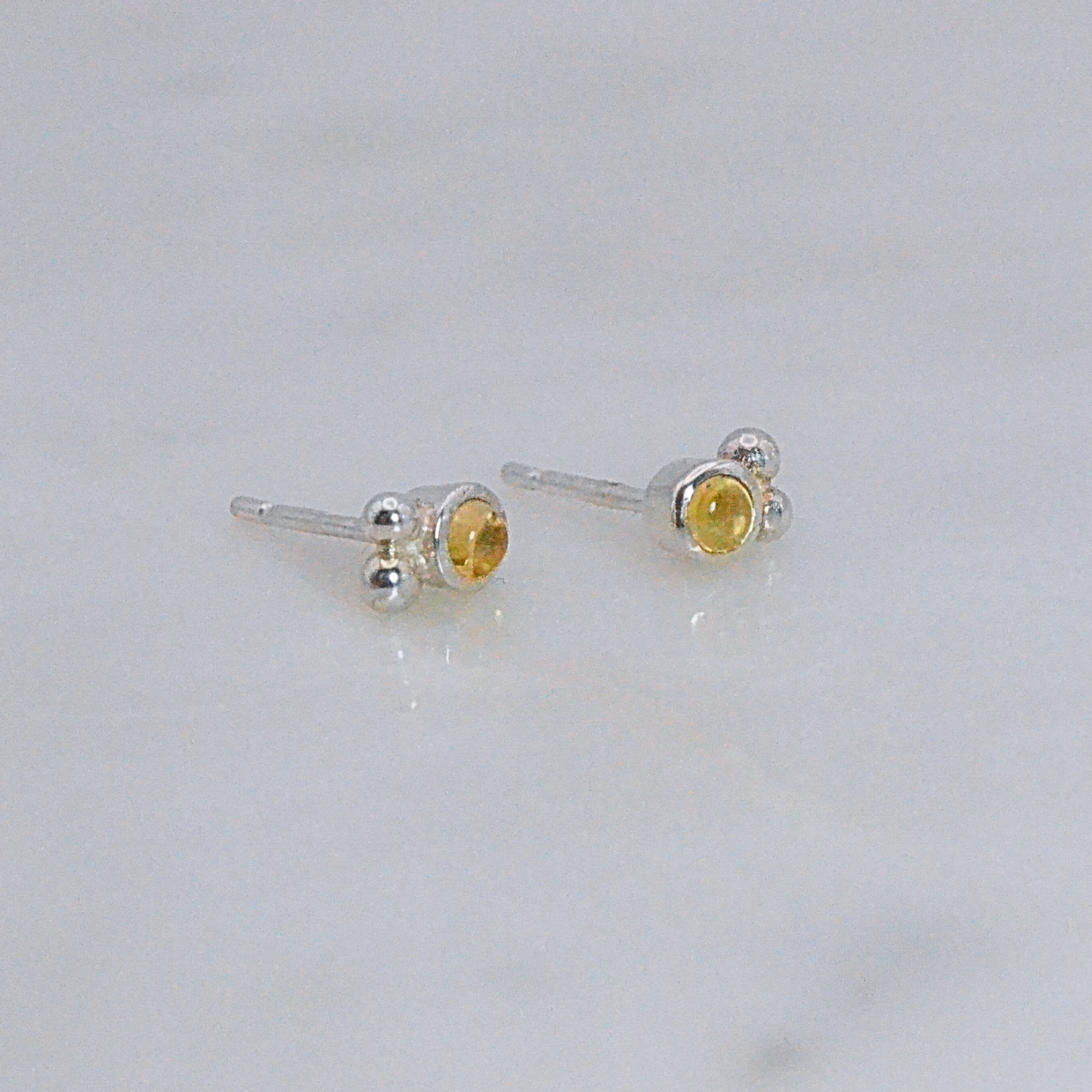 Citrine Stud Earrings