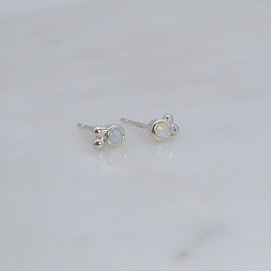 Opal Stud Earrings