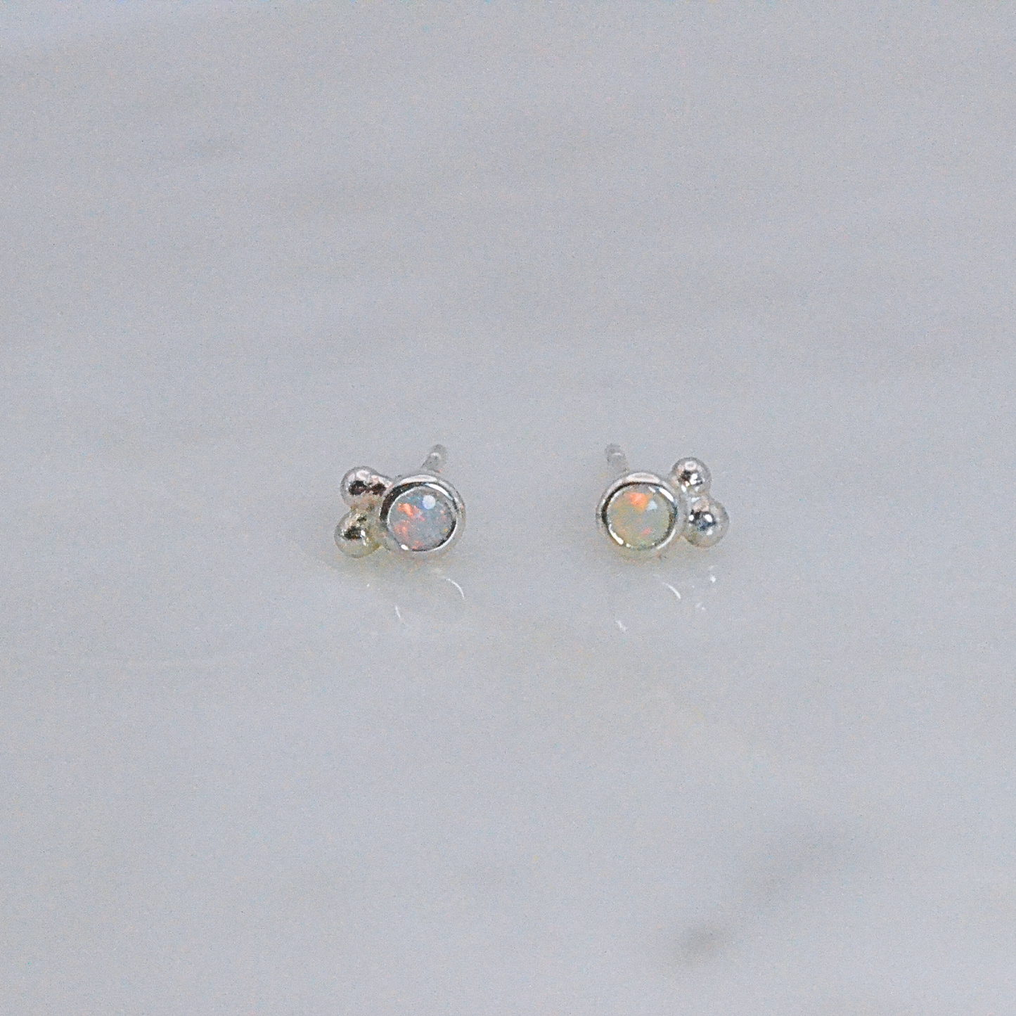 Opal Stud Earrings